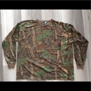 ACE Sportswear long sleeve tee shirt camo print